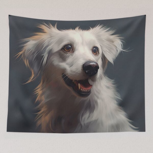 Item preview, Pet Portraits Reimagined: AI-Generated Graphics for Dogs designed and sold by TheMachineMind.