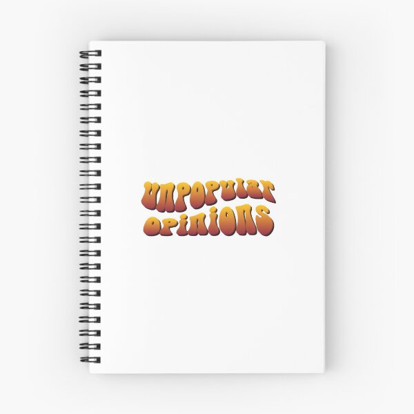 Item preview, Unpopular opinions | text typography designed and sold by trepiu.