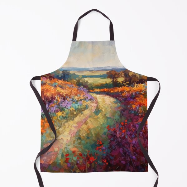 Item preview, Impressionism countryside sunset 2 designed and sold by Red Witch Art.