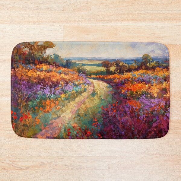 Item preview, Impressionism countryside sunset 2 designed and sold by Red Witch Art.