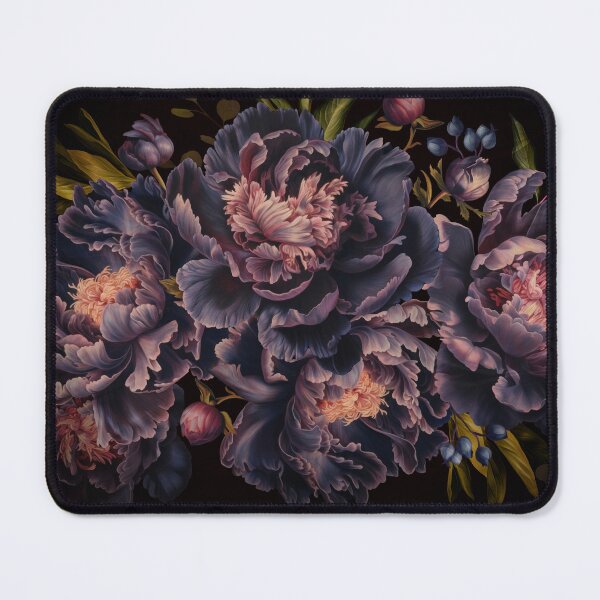 Item preview, Vintage Moody Floral Baroque Peonies Botanical Night Garden Nightgarden designed and sold by UtArt.
