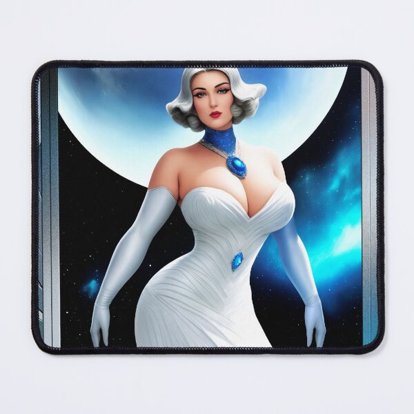 Item preview, Portrait Of A Lady By Moonlight Alluring Fantasy AI Concept Art Scene by Xzendor7 designed and sold by Xzendor7 Digital Art Creations.