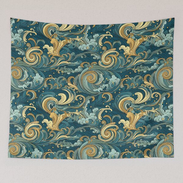 Item preview, Turquoise Typhoon designed and sold by Pedra Panda.