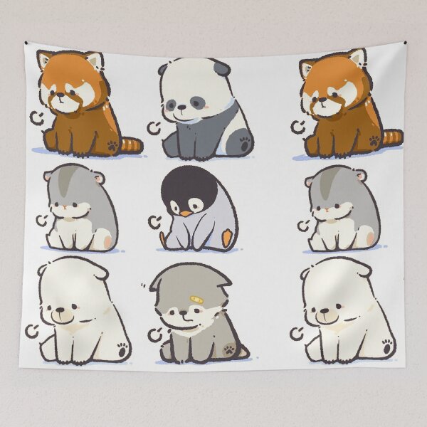 Item preview, Cute Lovely but Sad animals designed and sold by SceneryStudio.