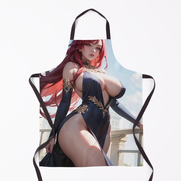 Item preview, Seductive Anime Beauty: Captivating Girl in Elegant Dress designed and sold by TheMachineMind.