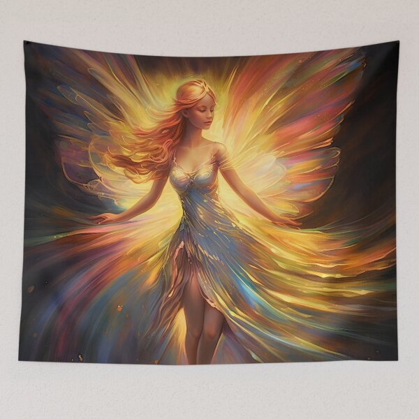 Item preview, Fiery Fairy 1 designed and sold by Red Witch Art.
