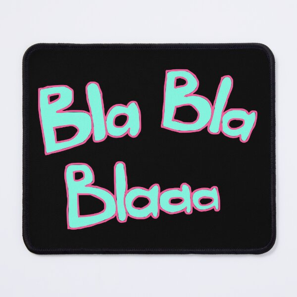 Item preview, Bla Bla Blaaa Blue and Pink designed and sold by Hypnotees.