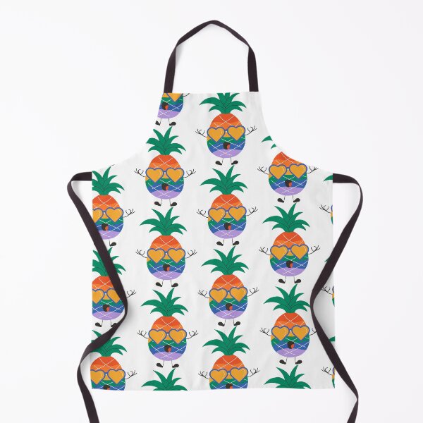Item preview, Cute happy funny rainbow pineapple  designed and sold by Innamalinka.