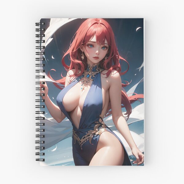 Artikelvorschau, Kopie von „Verführerische Anime-Schönheit: Fesselndes Mädchen in elegantem Kleid“. entworfen und verkauft von TheMachineMind.