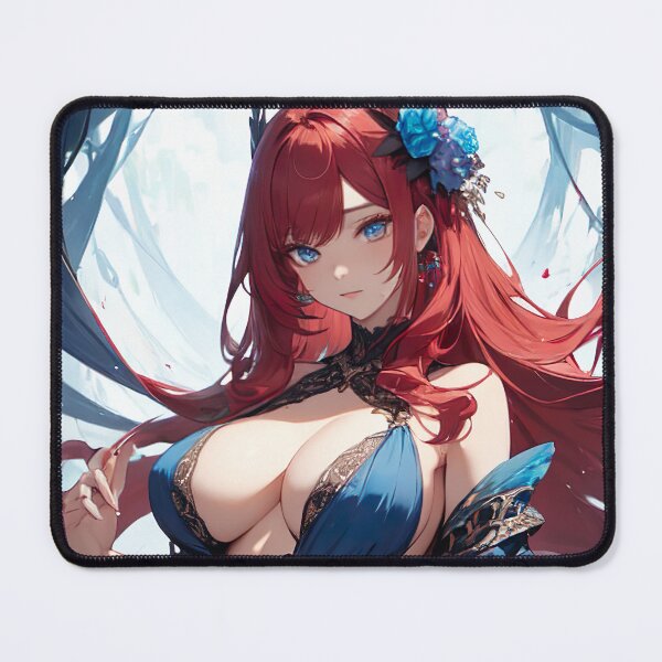 Item preview, Copy of Seductive Anime Beauty: Captivating Girl in Elegant Dress designed and sold by TheMachineMind.