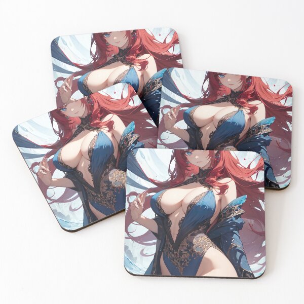 Item preview, Copy of Seductive Anime Beauty: Captivating Girl in Elegant Dress designed and sold by TheMachineMind.