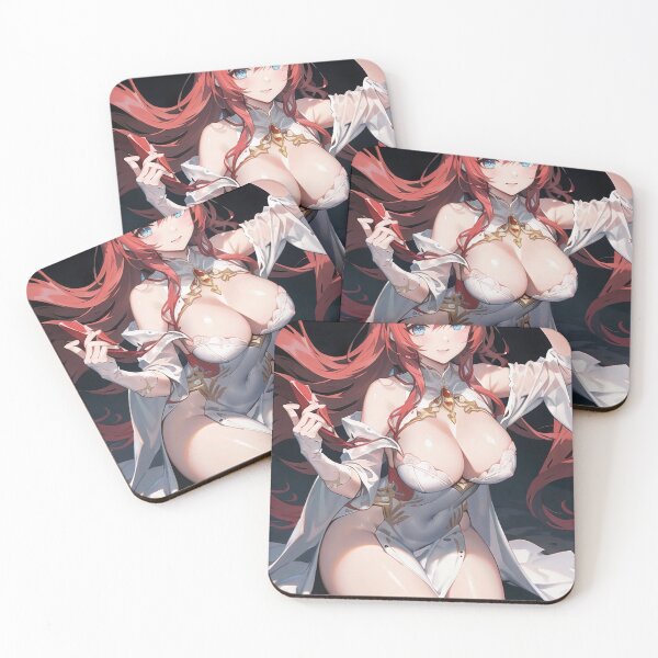 Item preview, Copy of Seductive Anime Beauty: Captivating Girl in Elegant Dress designed and sold by TheMachineMind.