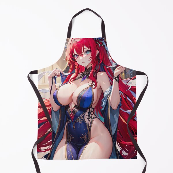 Item preview, Seductive Anime Beauty: Captivating Girl in Elegant Dress designed and sold by TheMachineMind.