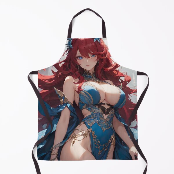 Item preview, Seductive Anime Beauty: Captivating Girl in Elegant Dress designed and sold by TheMachineMind.