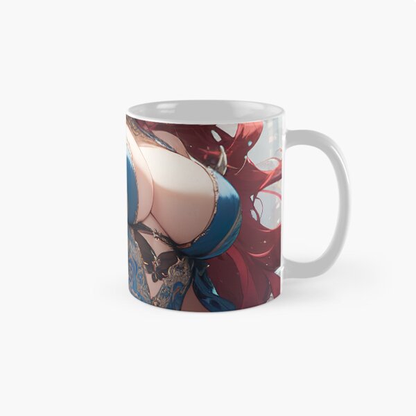 Item preview, Seductive Anime Beauty: Captivating Girl in Elegant Dress designed and sold by TheMachineMind.