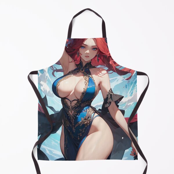 Item preview, Seductive Anime Beauty: Captivating Girl in Elegant Dress designed and sold by TheMachineMind.