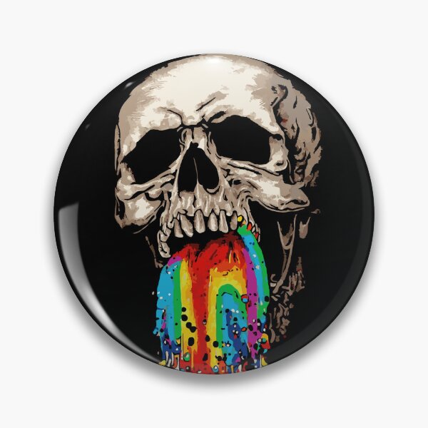 Item preview, Skull Vomits Rainbow designed and sold by donpakundo19.