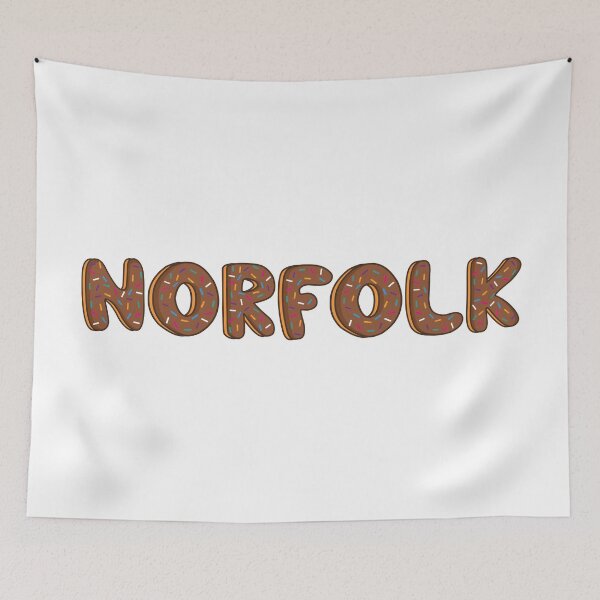 Item preview, City of Norfolk text Shaped Like Chocolate Donuts  designed and sold by ITCHAWAWAA.
