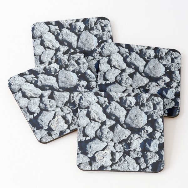 Item preview, Grey Vulcanic Rocks of Tenerife | Natural pattern | Black & Grey designed and sold by Frédérique de Paus.