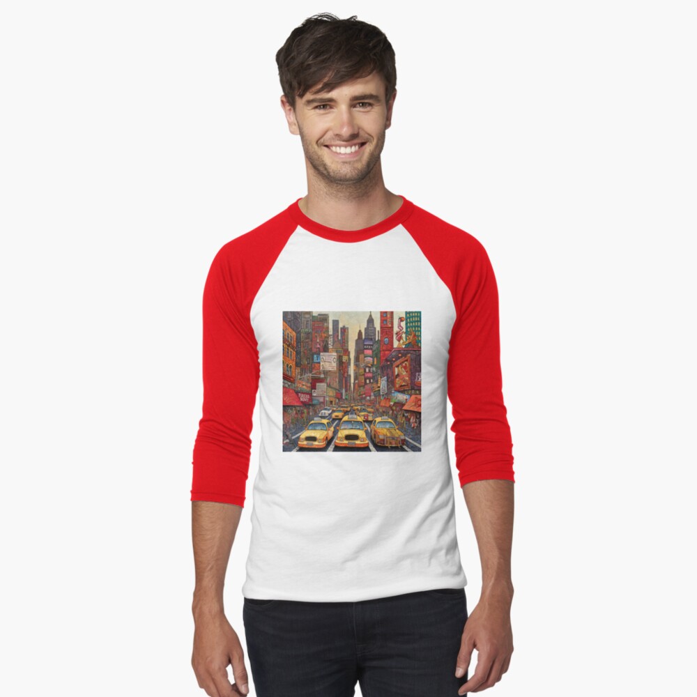 Item preview, Baseball ¾ Sleeve T-Shirt designed and sold by EpicFoxArt.
