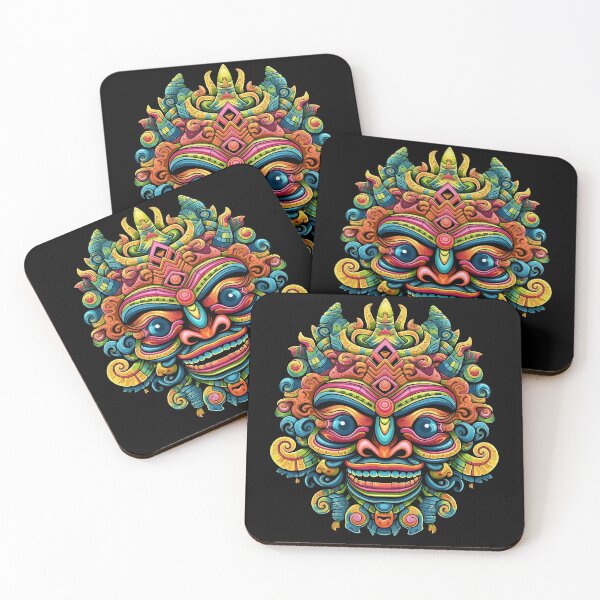 Item preview, Balinese Mask - Dewi Durga The Witch designed and sold by CoutureCrypt.