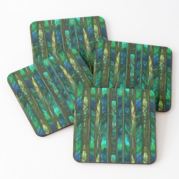 Item preview, Stained Glass Forest designed and sold by Pedra Panda.