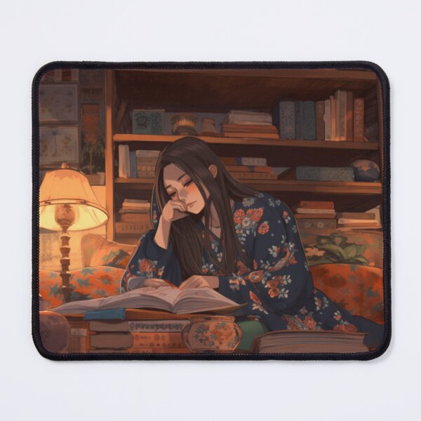 Item preview, An Asian girl chilling at home designed and sold by beansun.