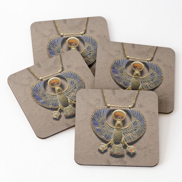 Item preview, Tutankhamun, Egypt - Horus falcon with sundisk designed and sold by EgyptOasisLove.