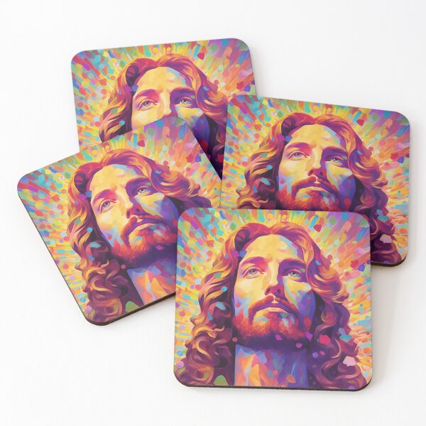 Item preview, Jesus Christ colorful portrait designed and sold by Benartstudio.