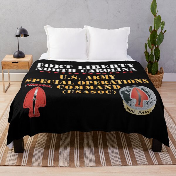 Item preview, Army - Fort Liberty North Carolina - US Army Special Operations Command (USASOC) - SSI - DUI X 300 designed and sold by Military Insignia Products.