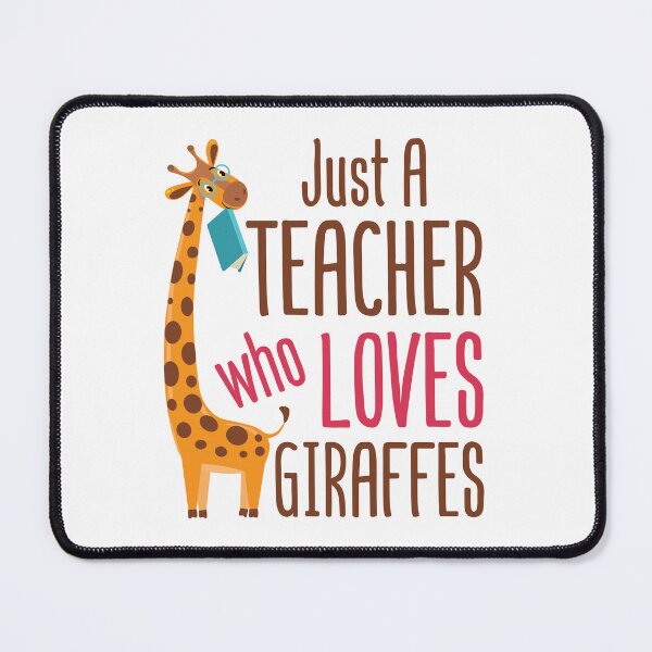 Item preview, Just a Teacher Who Loves Giraffes designed and sold by jaygo.