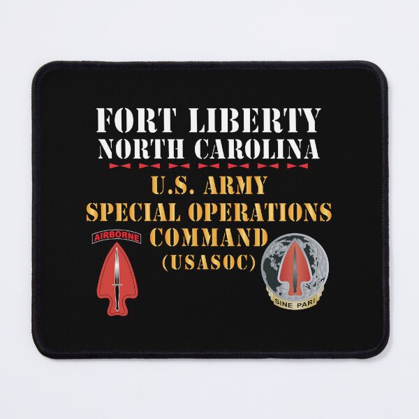 Item preview, Army - Fort Liberty North Carolina - US Army Special Operations Command (USASOC) - SSI - DUI X 300 designed and sold by Military Insignia Products.