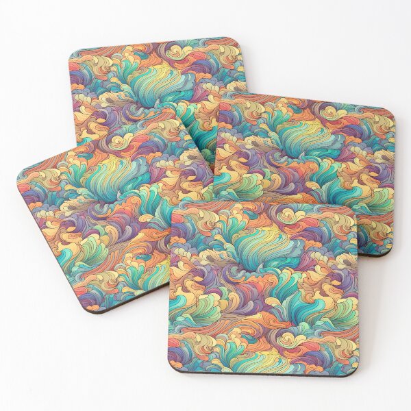Item preview, Rainbow Swirls 2 designed and sold by Pedra Panda.