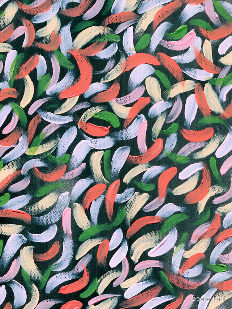 Thumbnail 4 of 4, iPhone Case, Brush Pattern 1 designed and sold by saaratani.