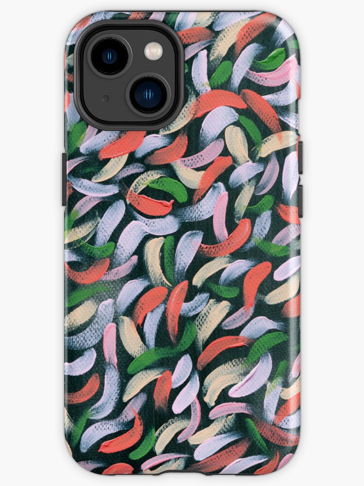 Thumbnail 1 of 4, iPhone Case, Brush Pattern 1 designed and sold by saaratani.