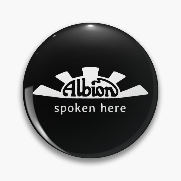 Artikelvorschau, Albion 1960er Jahre klassisches LKW-Emblem „Albion gesprochen hier“, weiß entworfen und verkauft von soitwouldseem.