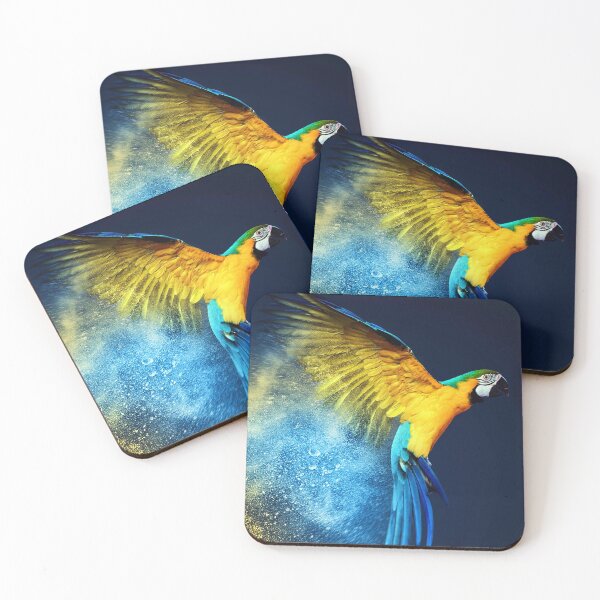 Item preview, A flying colourful macaw parrot designed and sold by SceneryStudio.