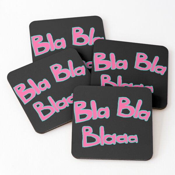 Item preview, Bla Bla Blaaa Pink and Blue designed and sold by Hypnotees.