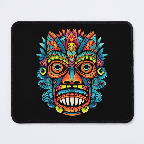 Item preview, Hawaiian Tiki Mask Design #3 designed and sold by CoutureCrypt.