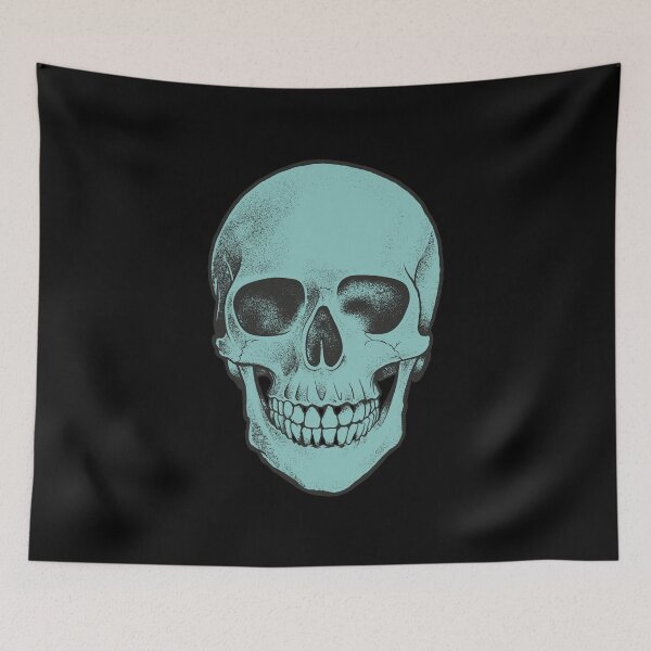 Item preview, Dotted Artsy green skull. designed and sold by paulo silveira.