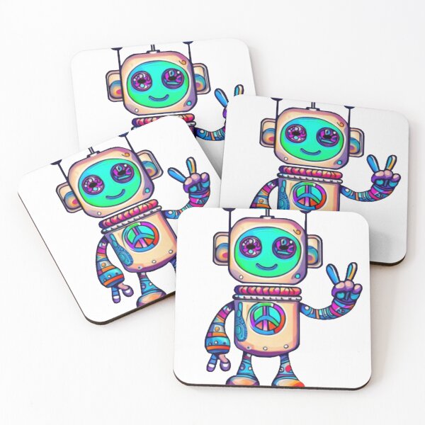 Item preview, Bots Love Peace designed and sold by BotsLoveYou.