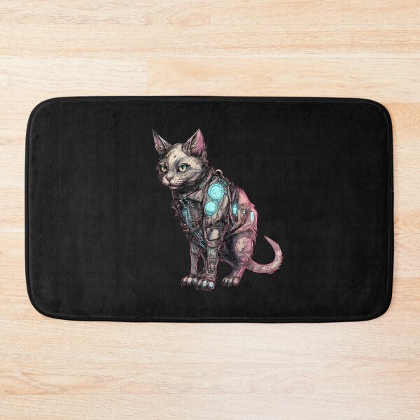 Item preview, Cyberpunk cat designed and sold by hamishby.