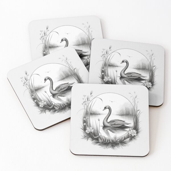 Item preview, swan on a pond designed and sold by jerbiz.