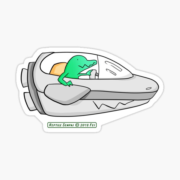 Reptile Senpai S01E02 Sticker