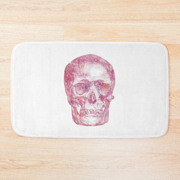 Item preview, Pink holographic skull art. designed and sold by paulo silveira.
