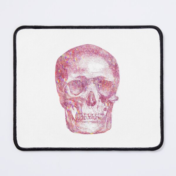 Item preview, Pink holographic skull art. designed and sold by paulo silveira.