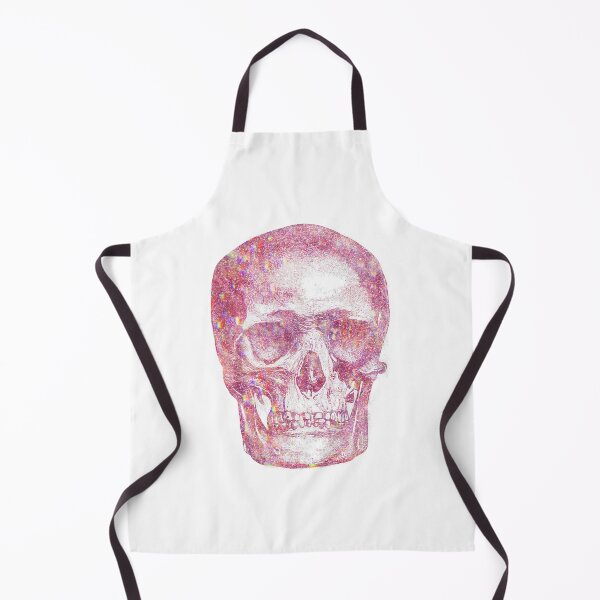 Item preview, Pink holographic skull art. designed and sold by paulo silveira.