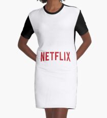 Netflix Logo Graphic T-Shirt Dress