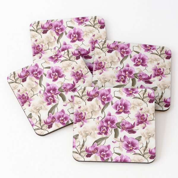 Item preview, Light Floral Orchid Pattern designed and sold by Zaydii.