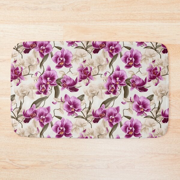 Item preview, Light Floral Orchid Pattern designed and sold by Zaydii.